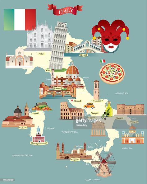 Arte vectorial : Dibujo Mapa de Italia Cartoon Map, Map Of Italy, Italy For Kids, Italy Coffee, English Exercises, Country Fair, Italy Map, Fantasy Photography, Europe Map