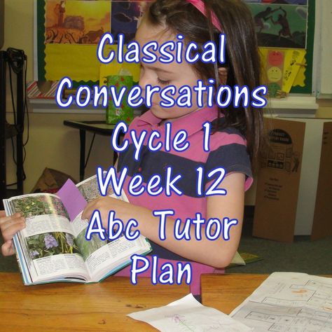 Classical Conversations Cycle 1 Week 12 tutor plan for abecederian abc class with all subjects including new grammar, tin whistle, presentations, science, and review game. Also included is my weekly parent email. CC Cycle 1 W 12 Classical Conversations Cycle 1, Cc Cycle 2, Classical Conversations Foundations, Cc Cycle 3, Science Week, Classical Conversations, Cycle 3, Review Games, Science Activities