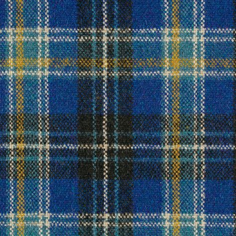 Maharam | Product | Textiles | Pressed Plaid 005 Cobalt Blue Plaid Pillows, Plaid Pillow Covers, Plaid Pillow, Yellow Tones, Fabric Remnants, Plaid Fabric, Etsy Pillow Covers, Wool Pillows, Tartan Plaid