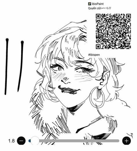 Manga Brush Ibispaint, Ibispaint Codes, Ibis Brush, Ibispaint Brushes, Brush Codes, Ibis Brushes, Paint Brush Drawing, Brush Code, Learn Photo Editing