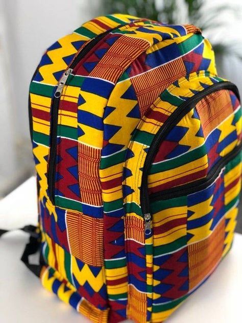 African Fabric Accessories, Ankara Bags, Kimberly Williams, African Bag, Oversized Hat, African Wax Print Fabric, Back To School Bags, Wax Print Fabric, African Wear Dresses