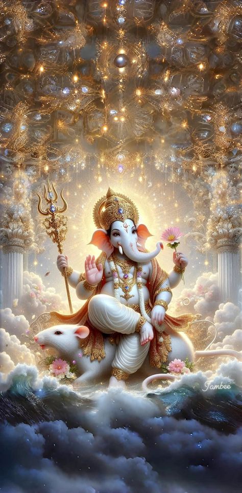 Jai Shri Ganesh, Lord Painting, Rama Lord, Goddess Images, श्री गणेश, Horses Painting, Spiritual Pictures, Shri Ganesh Images, Mahakal Shiva