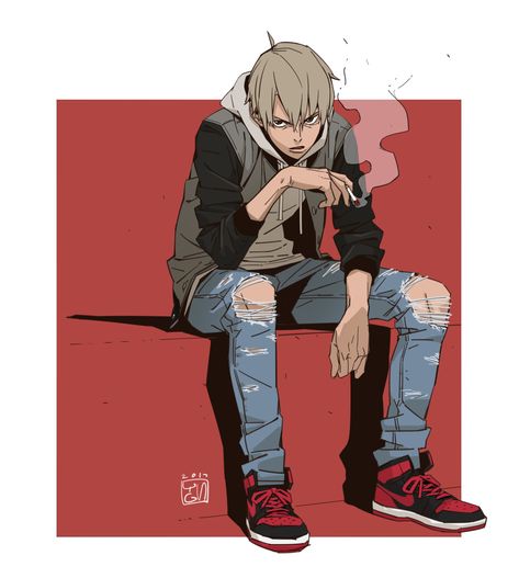 ArtStation - Let's quit smoking., YUNGUN Y Yoga Kunst, 캐릭터 드로잉, Concept Art Character, Yoga Art, Arte Sketchbook, Art And Illustration, Art Poses, Character Design References, Boy Art