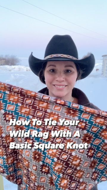 How To Make A Wild Rag, How To Style A Wild Rag, Tying A Wild Rag, Wild Rag Knots, How To Tie A Western Scarf, Wild Rag Ties, Wild Rag Display, How To Tie A Wild Rag Scarf, How To Tie A Wild Rag