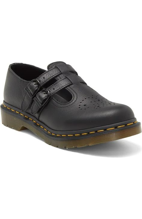 Dr. Martens 8065 Mary Jane (Women) | Nordstrom Doc Marten Mary Janes, 90s Uk, Punk Scene, Doc Martens, Dr. Martens, Street Fashion, Mary Janes, Stitching, Nordstrom