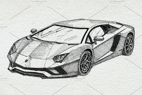 Car Drawing Pencil, Car Drawing Easy, Bike Drawing, Car Drawing, Cool Car Drawings, Car Design Sketch, Car Illustration, Car Sketch, Drawing Images