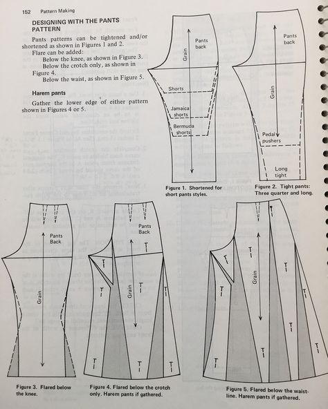 Pattern Drafting exercise. #widelegpants #sewersofinstagram #sewistsofinstagram #seasonoftheleg #patterndrafting Wide Leg Pants Pattern, Clothing Pattern Design, Sewing Pattern Book, Sewing School, Couture Sewing Techniques, Fashion Drawings, Pattern Hack, Couture Sewing, Pattern Drafting