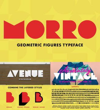 Morro Font | Free download Free Powerpoint Templates Download, Geometric Font, Geometric Figures, Text Generator, Display Fonts, Creative Fonts, Font Free, Unique Fonts, Free Fonts Download