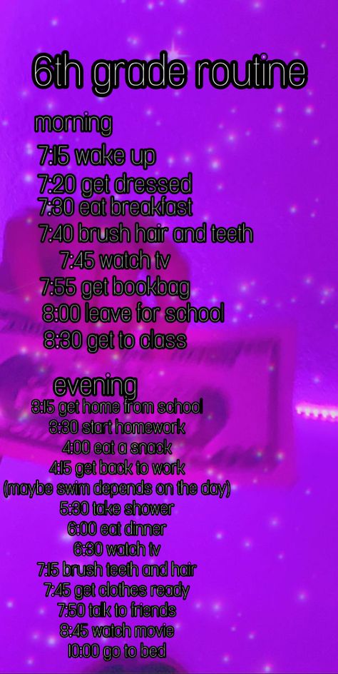 What To Pack For 6th Grade, Things For 5th Graders, How To Glow Up For 6th Grade, What To Get For 6th Grade, 5th Grade Routines, Goals For 6th Grade, Glow Up Tips For 6th Graders, Fifth Grade Tips, 6th Grade Routines