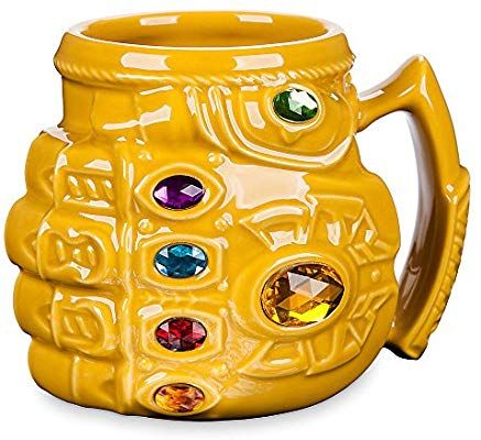 Amazon.com: Marvel Thanos Infinity Gauntlet Mug - Marvel's Avengers: Infinity War465037126695: Kitchen & Dining Thanos Infinity Gauntlet, Infinity Gems, Marvel Thanos, Mug Cakes, Infinity Gauntlet, Disney Mugs, Creative Coffee, Avengers Infinity, Cool Mugs