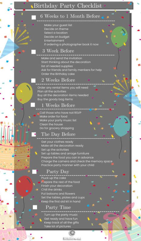 Party To Do List Birthday, Birthday Checklist, First Birthday Checklist, How To Plan A Birthday Party Checklist, 1st Birthday Checklist Party Planners, Party Checklist Birthday Event Planning, Birthday Party Planning Checklist Free Printable, Birthday Party Planning Checklist Kids, Birthday Party Planning Checklist