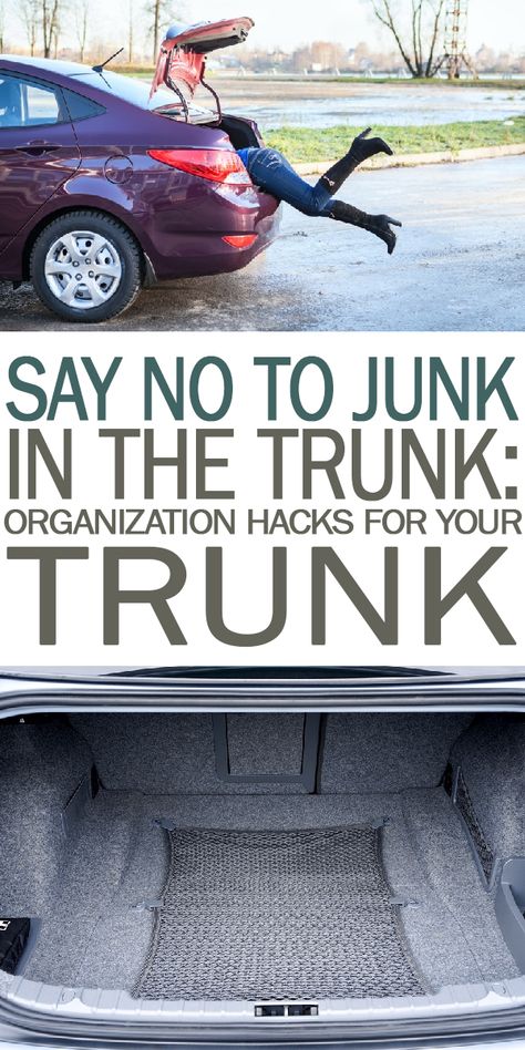 Organization Hacks for Your Trunk | Organization Hacks | Organization | Hacks for Organizing Your Trunk | Trunk Organization | Organization Tips and Tricks | Trunk Organization Tips and Tricks Car Trunk Organization Ideas, Trunk Organization Car, Suv Trunk Organization, Car Organization Diy, Air Conditioner Filters, Car Trunk Storage, Car Tips, Air Filtration System, Road Trip Car