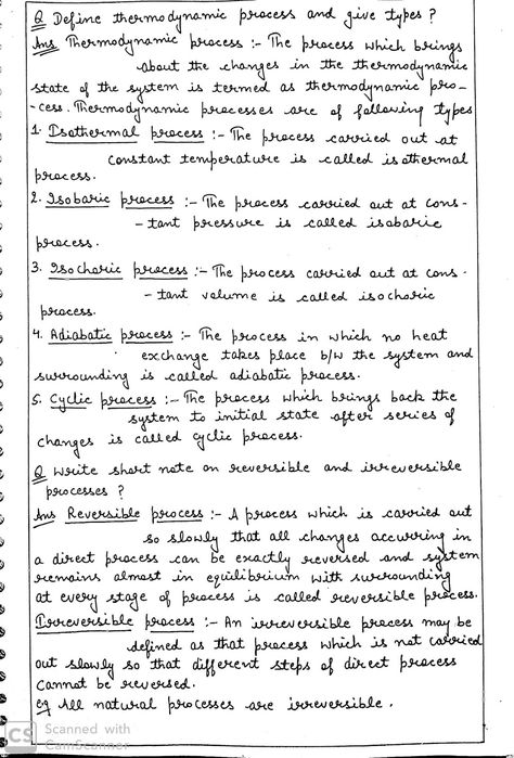 Thermodynamics Chemistry Notes Class 11, Thermodynamics Notes, Thermodynamics Chemistry, 11th Chemistry Notes, Chemistry Class 12, 11th Chemistry, Chemistry Basics, Study Chemistry, Basic Physics