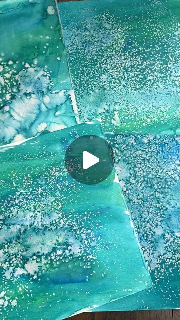 Cali ⭐️ Chasing50Toes on Instagram: "🐠Ocean Painting 🐟 This is such a cool technique for ocean unit crafts! My kids were amazed by salt watercolor painting and loved painting on their @dominoandjuliette Under the Sea Placemat 🙌   Save this one to try!!   #kidscrafts #kidscrafting" Salt Painting Ideas, Salt Watercolor Painting, Painting With Salt, Under The Sea Painting, Sea Acrylic Painting, Salt Watercolor, Preschool Ocean, Painting Instagram, Under The Sea Crafts