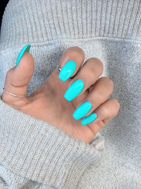 #teal #nails Summer Nails Designs, Bright Summer Acrylic Nails, Patrick Nagel, French Pedicure, Teal Nails, Turquoise Nails, Gel Nails At Home, Nagel Tips, Bright Nails