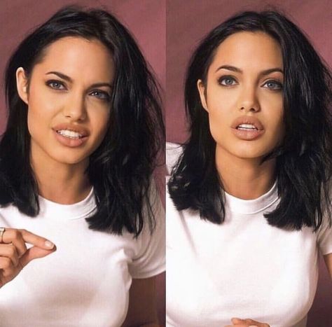 Angelina Jolie Short Hair, Angelina Jolie 90s, Angelina Jolie Makeup, Angelina Jolie Style, Angelina Jolie Photos, Girl Interrupted, Lara Croft, Grunge Hair, Angelina Jolie