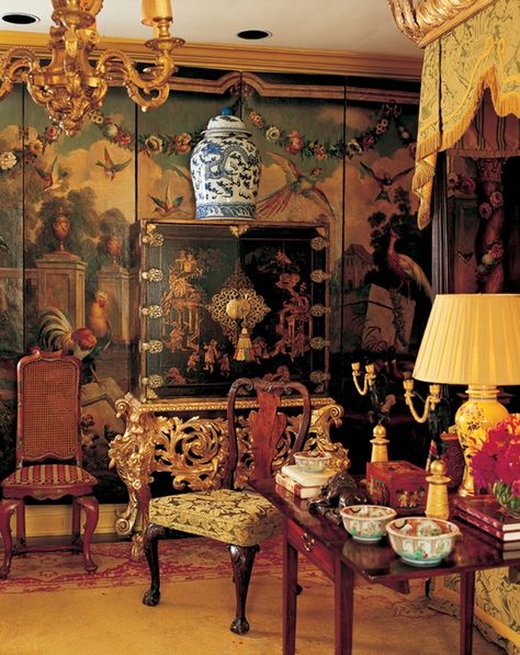 A blog about Interior Design with focus on French style and other Old World aesthetics. Classical Interior Design, Chinese Interior, Chinoiserie Decorating, Asian Homes, Asian Home Decor, Chinoiserie Style, Beautiful Rooms, Chinoiserie Chic, Asian Decor