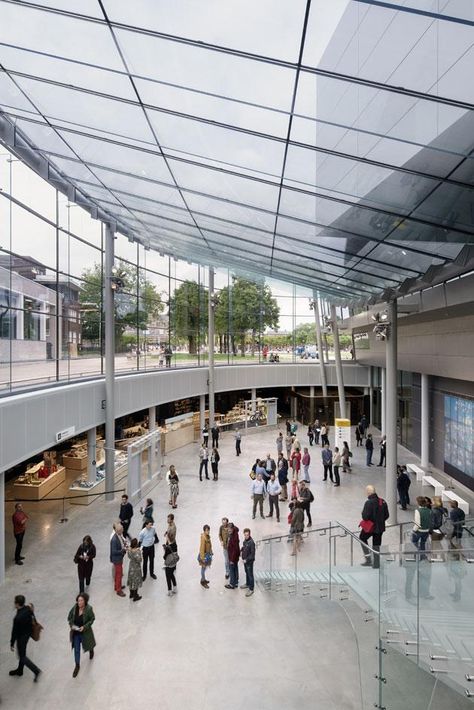 Kisho Kurokawa, Museum Logo, Open Architecture, Glass Staircase, Skyscraper Architecture, Van Gogh Museum, Glass Walls, Entrance Design, New Museum