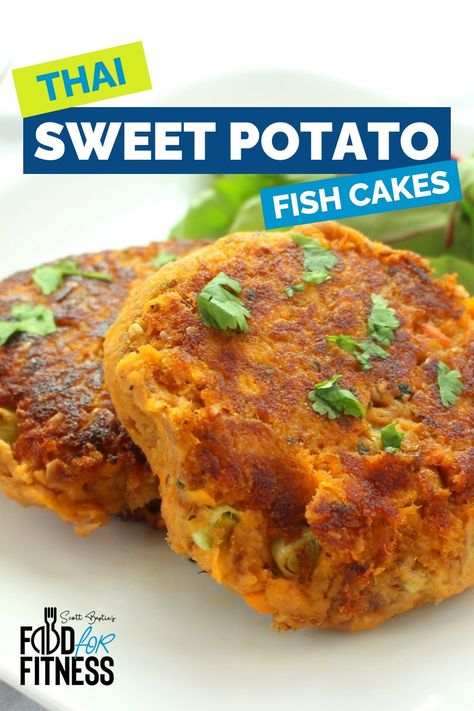 Ok, we're maybe biased but this recipe for Thai sweet potato fish cakes is amazing... if we may say so ourselves. But don't worry, we think you'll agree once you've made them too. Potato Fish Cakes, Thai Sweet Potato, Meals Pasta, Party Canapes, Thai Fish Cakes, Veggie Dinners, Thai Fish, Fish Cakes Recipe, Lunch Options