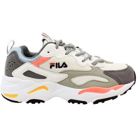 Fila Ray Tracer Womens White/Grey Trainers Men Women Shirtnation. Add some flare to your look with this timeless shirt. It is a flexible option for both professional and informal occasions because it is made with comfort and style in mind. Invest in a new outfit with this crucial item. #mens white #Shirt #Shirtnation