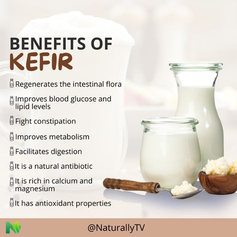 Discover what kefir has for you!

Boost your immune system, improve digestion, and enjoy a burst of energy with every sip.

Packed with probiotics and essential nutrients, this is your ticket to a healthier lifestyle.

Ready to join the wellness revolution? 🌟✨

Share your favorite way to enjoy it in the comments below! 🍹👇
#HealthyLiving #WellnessJourney #naturallytv #01oct #benefits Benefits Of Kefir, Kefir Benefits, Improve Metabolism, Flora Intestinal, Boost Your Immune System, Natural Antibiotics, Essential Nutrients, Improve Digestion, Healthier Lifestyle