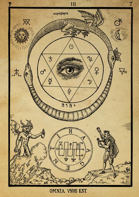 . Kartu Tarot, Alchemy Art, Occult Symbols, Alchemy Symbols, Esoteric Art, Magic Symbols, Occult Art, All Seeing, 판타지 아트