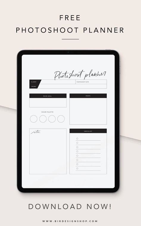 Free Photoshoot Planner - Download now Photography Planner Printables, Digital Planner Mockup, Photoshoot Template, Sisterhood Photoshoot, Planner Photoshoot, Photoshoot Planner, Photographer Planner, Digital Planner Ideas, Paper App