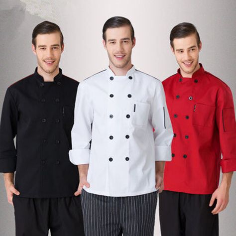 >> Click to Buy << New Autumn Winter Food Service Kitchen Chef Jackets Uniform Long Sleeve Hotel Cook Workwear Clothes Restaurant Chief Clothes #Affiliate Chief Clothes, Chef Jackets, Service Kitchen, Winter Food, Food Service, Chef's Jackets, Autumn Winter, Work Wear, Chef