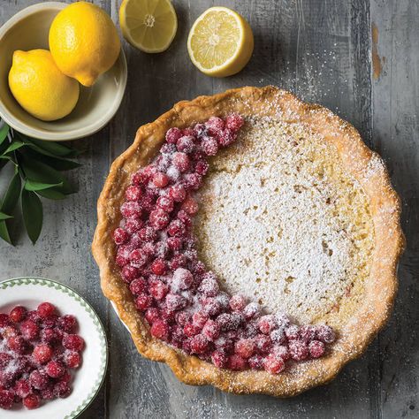 Cranberry-Lemon Chess Pie Cranberry Filling, Lemon Chess Pie, Pie Dough Recipe, Chess Pie, Savoury Baking, Lemon Pie, Pie Dough, Fall Baking, Pie Dessert