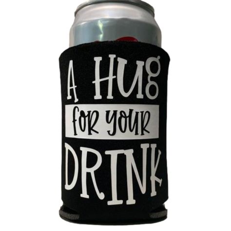 "A Hug For Your Drink" Fun Beer/Soda Koozie New Keep Your Beverages Chilled With This Fun Can Cooler! Fits Snugly Around Standard-Sized Cans. They Will Protect Your Hands From The Cold And Condensation Of The Can. Use Them While Enjoying A Refreshing Beverage Outside At A Barbecue Or Inside On The Couch! Dimensions: Length: 5 1/4" Width: 3 7/8" This Koozie Is Brand New. Smoke Free Home Beach Party Drinks, Champaign Glasses, Green Beer Bottles, Couch Dimensions, Ketel One Vodka, Wildflower Print, Crystal Coasters, Magnetic Bottle Opener, Electric Wine Opener