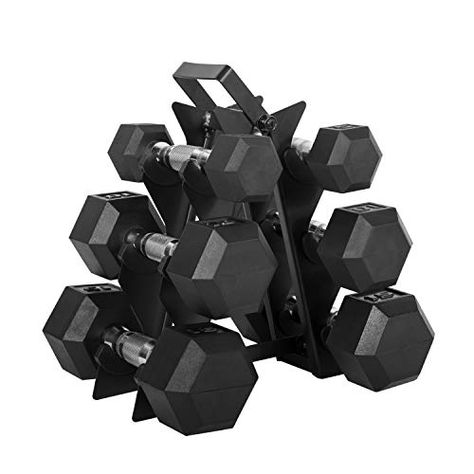 CAP Barbell 60-Pound Coated Hex Dumbbell Set with Dumbbell Stand - https://t.co/5ehOAG6TVQ https://t.co/84SPcjeZiy Weight Exercises, Hex Dumbbells, Dumbbell Rack, Hand Weights, Weight Training Workouts, Dumbbell Set, Exercise Routine, Weight Set, Challenge Yourself