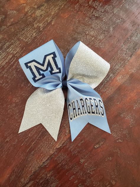 Cheer Gifts Diy, Sparkly Cheer Bows, Cheer Bows Diy, Cute Cheer Bows, Competition Bows, Dance Bows, Softball Bow, Cheer Coach Gifts, Custom Cheer Bows