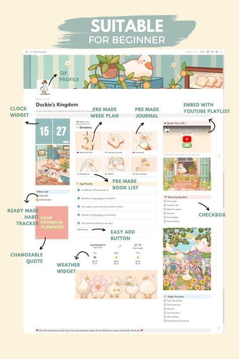 #Organisation #Images_For_Notion_Cover #One_Piece_Notion_Template #Notion_List_Template One Piece Notion Template, Notion Ideas Personal, Goals Aesthetic Journal, Notion Tips And Tricks, Notion Layout Ideas, Cute Notion Template, College Notion, Notion Simple, Notion Hacks