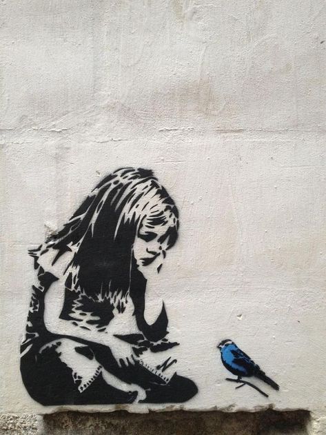 Banksy Pictures, Banksy Poster, Bluebird, Banksy, Print Wall Art, Canvas Poster, Print Wall, Poster Print, Wall Art