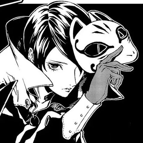 Persona 5 Manga Icons, Persona 5 Manga, Yusuke Kitagawa, Persona 5 Anime, 5 Anime, Manga Icons, Persona 5, A Girl, Persona