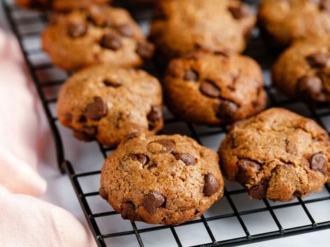 I Tried Martha Stewart’s 5-Ingredient Chocolate Chip Cookies and My Milk Has Never Had a Better Dipping Partner — Allrecipes Peanut Butter Charcuterie Board, Butter Charcuterie Board, Butter Board Charcuterie, Easy Chocolate Chip Cookie Bars, Charcuterie Thanksgiving, Star Desserts, Cookie Bars Recipes, Cookies Easy Recipe, Easy Chocolate Chip Cookie