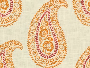 Kravet MADIRA PAPAYA MADIRA.712 Indian Paisley, Marketing Colors, Orange Home Decor, Kravet Fabrics, Aqua Fabric, Paisley Art, Indian Patterns, Paisley Fabric, Fabric Houses