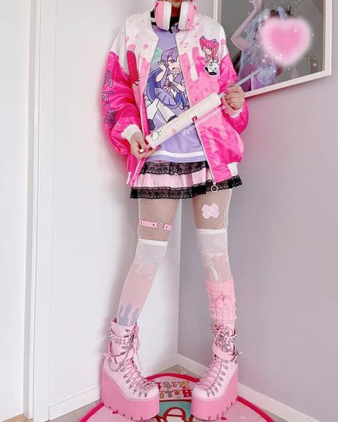 Menhera Outfit Ideas, Yumi Kawaii Outfit, Yami Kawaii Outfit Ideas, Menhera Kei Fashion, Yami Kawaii Outfit, Yume Kawaii Fashion, Yami Kawaii Fashion, Menhera Fashion, Yumi Kawaii