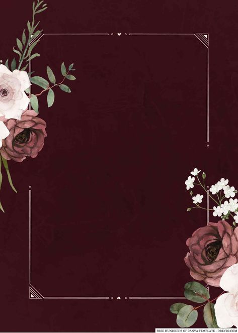 Download 18+ Burgundy Terracotta Flower Bouquet Canva Wedding Invitation Templates Wedding invitations are an important aspect of any wedding, as they set the tone for your special day and give guests a first glimpse into what’s to come. With so many options available, it can be tou... Red Wedding Invitation Template, Maroon Floral Background, Save The Date Templates Free Download, Wedding Card Design Templates, Free Save The Date Template, Wedding Templates Invitation, Save The Date Background, Sikh Wedding Invitations Cards, Pink Flowers Invitation