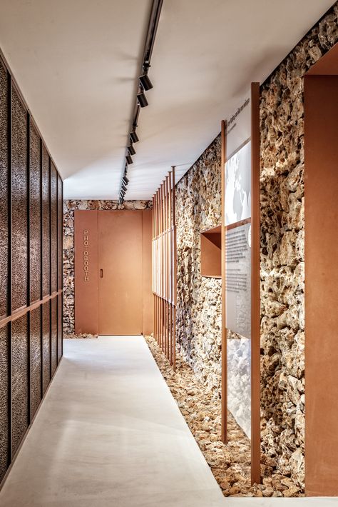 Gallery of Bioaroma Museum & Experience Store / KAAF | Kitriniaris Associates Architecture Firm - 10 Museum Experience, Museum Interior, Museum Exhibition Design, Interior Design Gallery, Nature Museum, Building Renovation, Museum Displays, Sustainable Art, Traditional Building