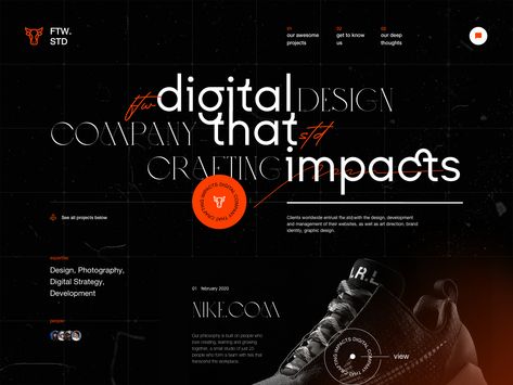 Studio Website Design, Design Studio Website, Future Website, Design Exploration, Fashion Magazine Design, Agency Website Design, Studio Website, Typography Layout, Webpage Design