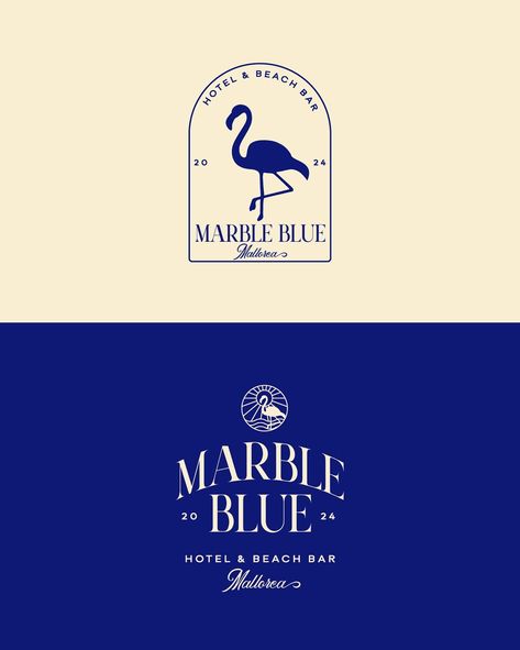 Marble Blue, a hotel resort & beach bar that captures the island’s essence, combines luxury with the charm of the coastal and natural environments 🌴  holiday, beach bar branding, beach bar menu, cocktail menu, cocktail menu design, drinks menu inspo, arch logo, holiday branding, logo design inspo, beach logo, beach bar logo, hotel logo, elegant design, luxurious design, print design, print designer, flamingo logo, hotel resort logo, hotel resort branding, navy blue color palette, blue logo Luxury Resort Logo, Beach Hotel Logo, Beach Club Branding, Beach Resort Logo, Cocktail Bar Logo, Beach Bar Design, Coastal Branding, Drink Logo Design, Coastal Logo