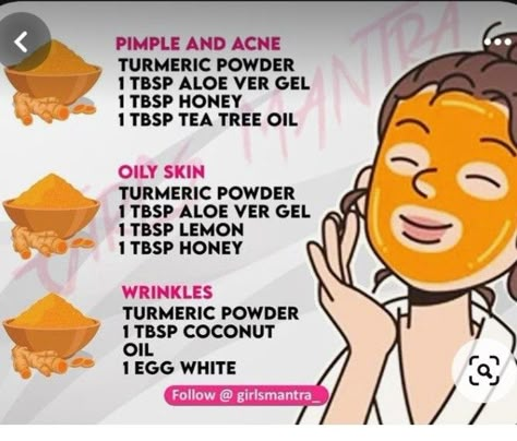 Face Packs For Glowing Skin, To Remove Facial Hair, Turmeric Face, Natural Skin Care Ingredients, Face Skin Care Routine, Clear Healthy Skin, Natural Skin Care Remedies, Diy Skin Care Routine, Natural Face Skin Care