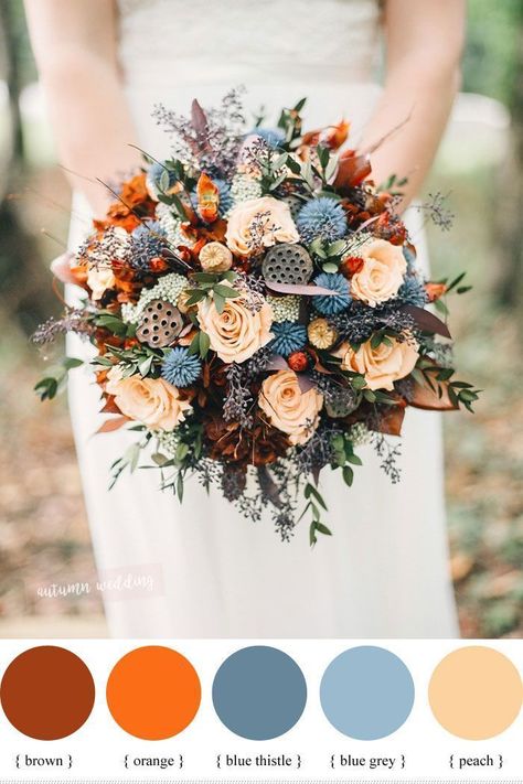 Orange Wedding Flowers, Princesses Disney, Bridal Bouquet Fall, Sophisticated Bride, Fall Wedding Bouquets, Fall Wedding Flowers, בר מצווה, Small Intimate Wedding, Dress Winter