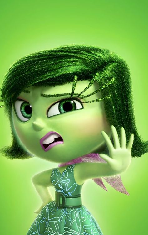 Disgusted Inside Out, Lord Dominator, Inside Out Emotions, Inside Out Characters, Disney Inside Out, Pinturas Disney, Cute Backgrounds, Hello Kitty Wallpaper, Christmas Wallpaper