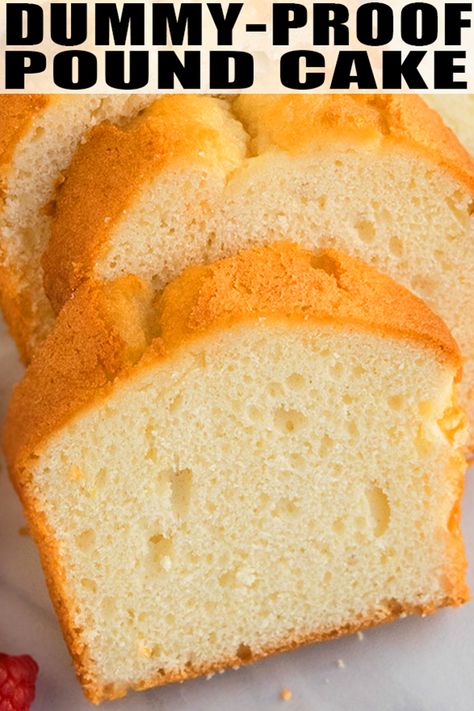 BUTTERMILK POUND CAKE RECIPE- Best, classic, old fashioned, traditional, quick and easy buttermilk cake, homemade with simple ingredients from scratch. Soft, moist, dense, firm, packed with vanilla flavor! Top off with whipped cream, glaze or chocolate frosting. Can be made in loaf pan or bundt pan. From CakeWhiz. Homemade Pound Cake, Loaf Pan Cake, Easy Pound Cake, Pound Cake Recipes Easy, Buttermilk Pound Cake, Classic Old Fashioned, Almond Pound Cakes, Buttermilk Cake, Cake Homemade