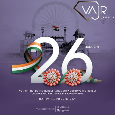 Republic Day Jewellery Post, Republic Day Creative Ads For Jewellery, Republic Day Jewellery Ads, Independence Day Jewellery Ads, Pongal Creative Ads, Set Design Photography, Jewelry Banner, Digital Advertising Design, Real Estate Marketing Design