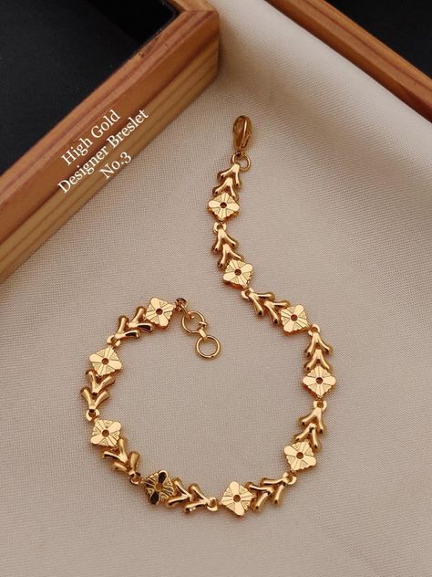 Gold Chain Bracelet Women Indian, Braslet For Girl, Gold Brasslite For Women, Magalasutra Designs Gold Simple, Breslet Jewelry Gold, Gold Breslet, Gold Bracelet Indian, Gold Bracelet Simple, Gold Jewels Design