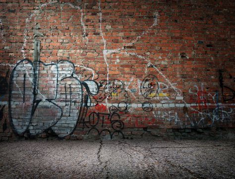 Graffiti on the wall. Graffiti on the old wall of red brick , #Ad, #wall, #Graffiti, #brick, #red #ad Graffiti Texture, Brick Wall Wallpaper, Red Brick Walls, Graffiti Pictures, Graffiti Photography, Stall Shower Curtain, Brick Walls, Old Wall, Wall Backdrops