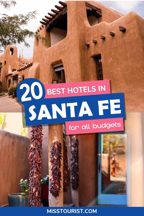 Choose the best place to stay Santa Fe, New Mexico for your interests. Everything you should consider for the perfect, worry-free vacation! What To Pack For Santa Fe New Mexico, Things To Do In Santa Fe New Mexico, Santa Fe Nm Things To Do, Where To Stay In Santa Fe New Mexico, Weekend In Santa Fe, Santa Fe New Mexico Restaurants, Sante Fe New Mexico, New Mexico Albuquerque, Mexico Restaurants